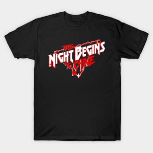 Night Begins To Shine RED T-Shirt